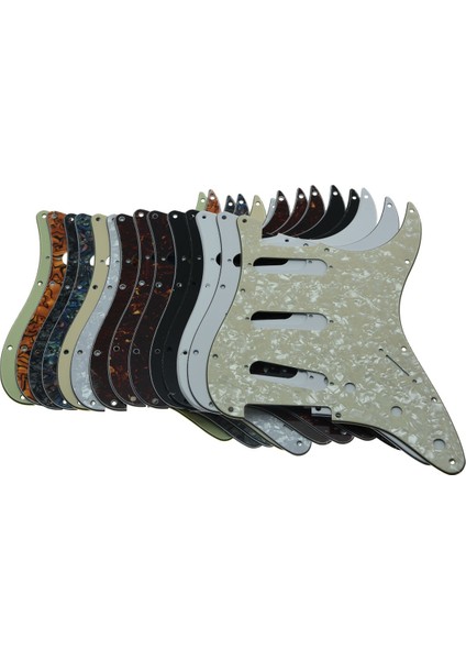 Siyah 1 Kat Tarzı Kaısh 11 Delik St Gle Bobin Manyetikler Strat Için Gitar Pickguard Strat Scratch Plate Için Vidalı American Fd For Stratocaster (Yurt Dışından)