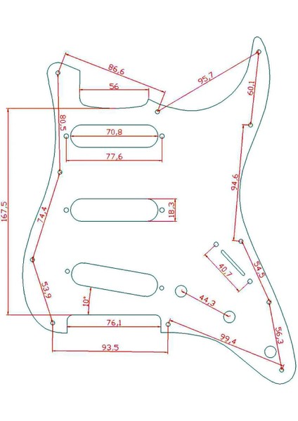 Siyah 1 Kat Tarzı Kaısh 11 Delik St Gle Bobin Manyetikler Strat Için Gitar Pickguard Strat Scratch Plate Için Vidalı American Fd For Stratocaster (Yurt Dışından)