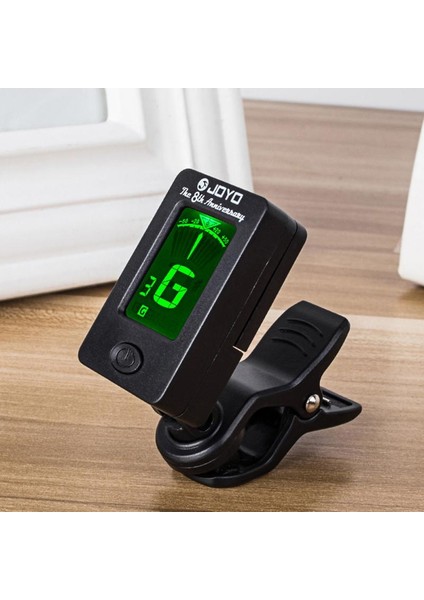 Jt-1 Elektronik Akort Stili Elektronik Gitar Tuner Dönebilen Klipsli Tuner LCD Ekran Kromatik Akustik Gitar Bas Keman Ukulele Siyah Gitar Parçaları (Yurt Dışından)
