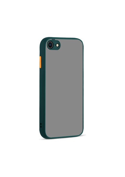 Apple iPhone 7 Kılıf Neonix Kenarları Renkli Silikon Kapak