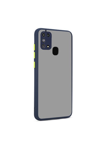 Samsung Galaxy M31 Kılıf Sade Mat Görünümlü Vulcan Silikon Kapak