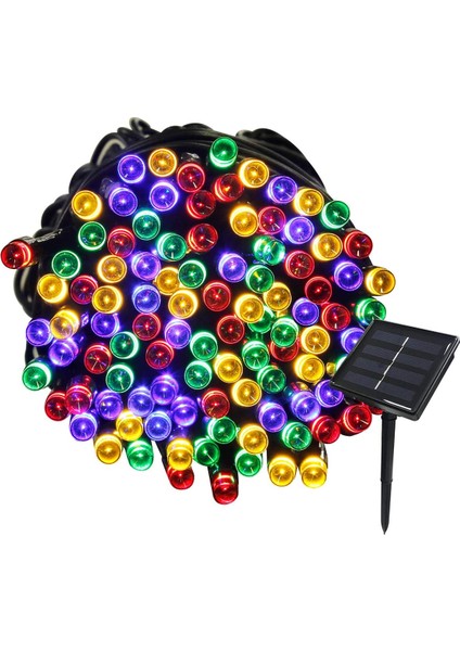 Lx Renkli Güneş Işığı Dizisi 8 Mod 22 Metre 200 Işık (Yurt Dışından)