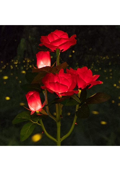 Lx-Solar 5 Başlıklı Gül Lamba-Kırmızı (Yurt Dışından) indirimleri