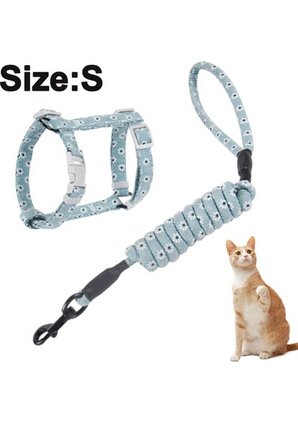 S Beden Kedi Tasması - Açık Yeşil (Yurt Dışından)