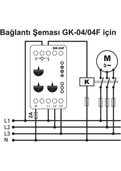 Gerilim Koruma Rölesi Gk-04