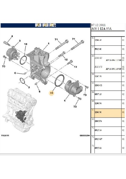 Termostat Kapak Conta Tu3 (120696)