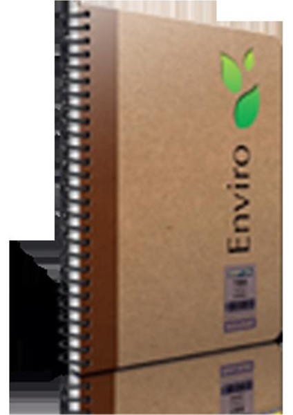 Spiralli Defter Enviro Sert Kapak Kareli 100 Yaprak 17X24 cm