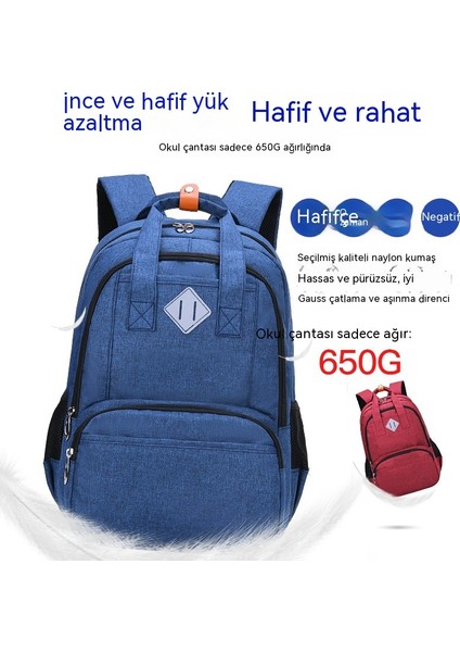 Ortaokul Öğrencileri Için Gündelik Okul Çantaları, Ortaokul Öğrencileri Için Kore Okul Çantaları, Sırt Çantaları, Büyük Kapasiteli (Yurt Dışından)