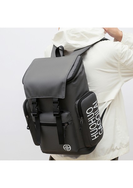 Çift Sırtlı Erkek Okul Çantası Üniversite Öğrencileri Iş Sırt Çantasını Çevirin Büyük Kapasiteli Sırt Çantası Iş Seyahati Çift Kullanımlı Sırt Çantası (Yurt Dışından) fırsatları