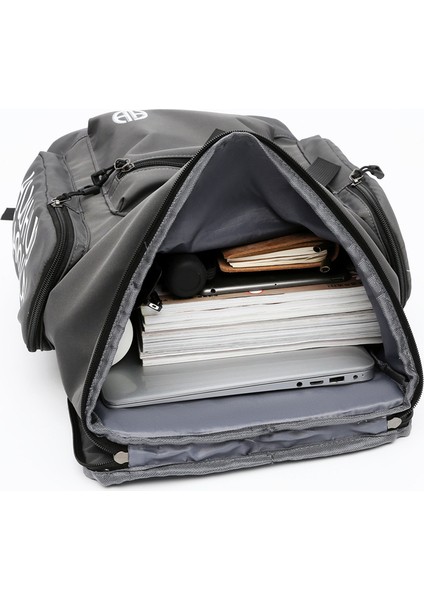 Çift Sırtlı Erkek Okul Çantası Üniversite Öğrencileri Iş Sırt Çantasını Çevirin Büyük Kapasiteli Sırt Çantası Iş Seyahati Çift Kullanımlı Sırt Çantası (Yurt Dışından) indirimleri