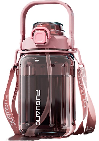 Plastik Bardak Büyük Kapasiteli Uzay Fincanı Açık Spor Su Isıtıcısı Su Bardağı Flip-Top Taşınabilir Su Kapaklı Bardak (Yurt Dışından)