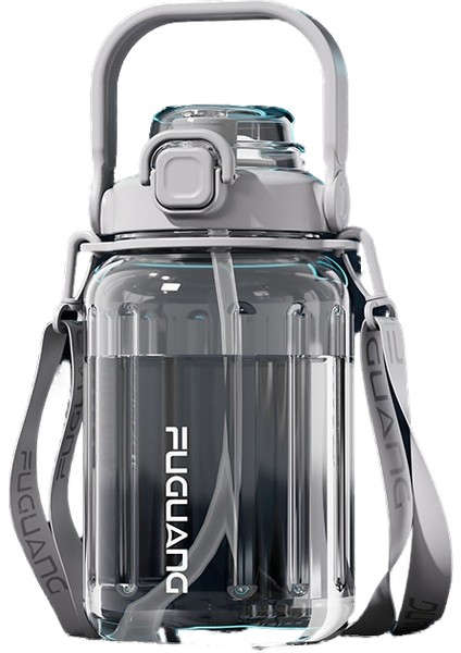 Plastik Bardak Büyük Kapasiteli Uzay Fincanı Açık Spor Su Isıtıcısı Su Bardağı Flip-Top Taşınabilir Su Kapaklı Bardak (Yurt Dışından)