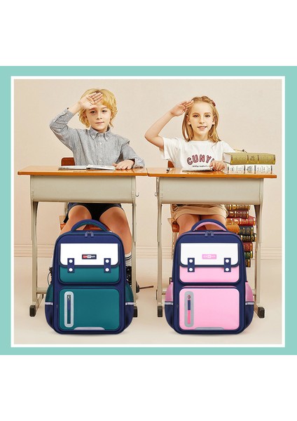 Yeni Ilkokul Okul Çantası Dekompresyon Omurga 1-3-6 Sınıf Ingiliz Tarzı Büyük Kapasiteli Çocuk Okul Çantası (Yurt Dışından) fiyatları