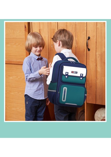 Yeni Ilkokul Okul Çantası Dekompresyon Omurga 1-3-6 Sınıf Ingiliz Tarzı Büyük Kapasiteli Çocuk Okul Çantası (Yurt Dışından) fırsatları