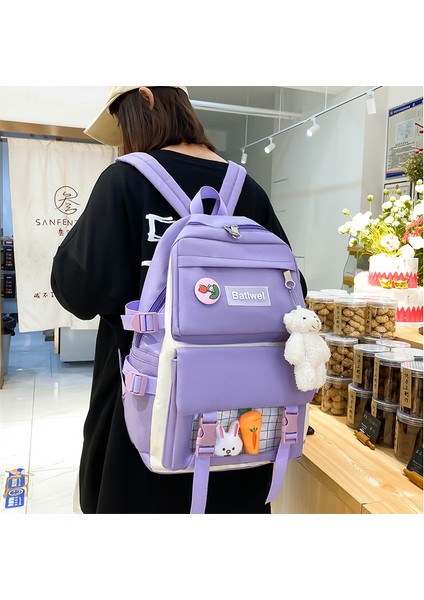 Kampüs Okul Çantası Kadın Turp Tavşan Ilkokul Kız Sırt Çantası (Yurt Dışından) modelleri