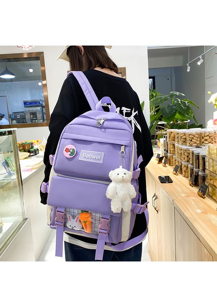 Kampüs Okul Çantası Kadın Turp Tavşan Ilkokul Kız Sırt Çantası (Yurt Dışından) fırsatları