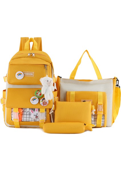 Kampüs Okul Çantası Kadın Turp Tavşan Ilkokul Kız Sırt Çantası (Yurt Dışından)
