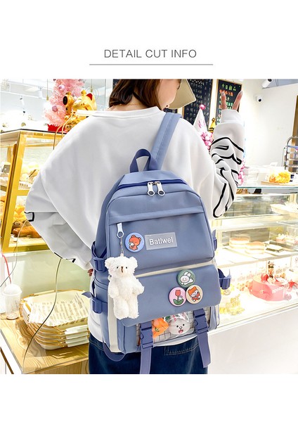 Kampüs Okul Çantası Kadın Turp Tavşan Ilkokul Kız Sırt Çantası (Yurt Dışından) modelleri