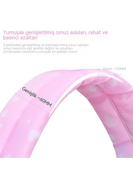 Yeni Ilkokul Okul Çantası Kız Çocuk Degrade 1-3 Sınıf Omurga Ultra Hafif Büyük Kapasiteli Sırt Çantası (Yurt Dışından) fiyatları