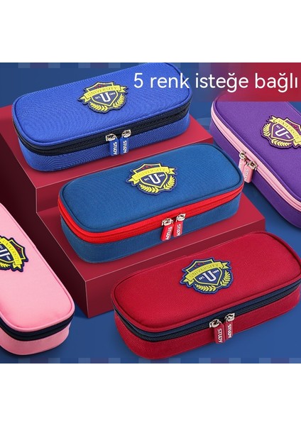 Ingiliz Kolej Tarzı Aristokrat Kalem Çantası Çok Fonksiyonlu Erkek Ortaokul Lise Ilköğretim Okulu Oxford Kalem Çantası Renk Kırtasiye Kutusu (Yurt Dışından) fiyatları