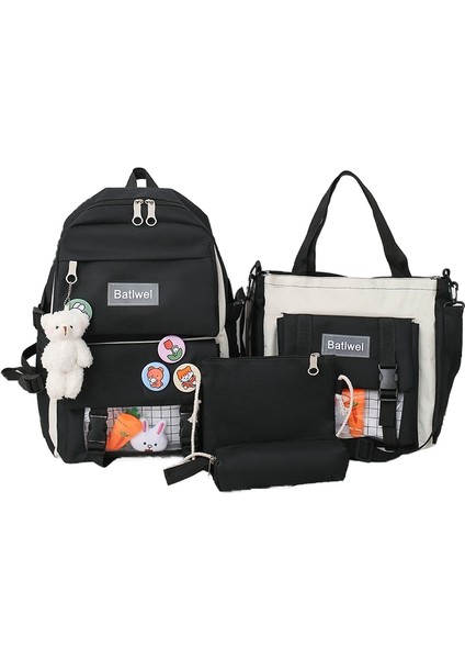 Kampüs Okul Çantası Kadın Turp Tavşan Ilkokul Kız Sırt Çantası (Yurt Dışından)