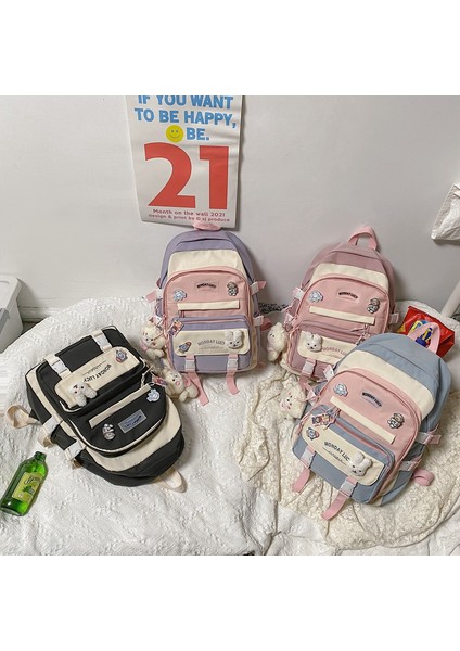 Yeni Okul Çantası Kadın Ins Tarzı Lise Öğrencisi Ortaokul Öğrencisi Ilkokul Öğrencisi Üçüncü Ila Beşinci Sınıf Sırt Çantası Kolej Sırt Çantası (Yurt Dışından) indirimleri