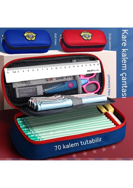 Ingiliz Kolej Tarzı Aristokrat Kalem Çantası Çok Fonksiyonlu Erkek Ortaokul Lise Ilköğretim Okulu Oxford Kalem Çantası Renk Kırtasiye Kutusu (Yurt Dışından) modelleri