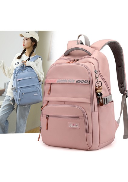Minimalist Okul Çantası Kız Ortaokul Öğrencisi Büyük Kapasiteli Sırt Çantası Rahat Yeni Hafif Ortaokul Öğrencisi Kampüs Kız Sırt Çantası (Yurt Dışından) fırsatları