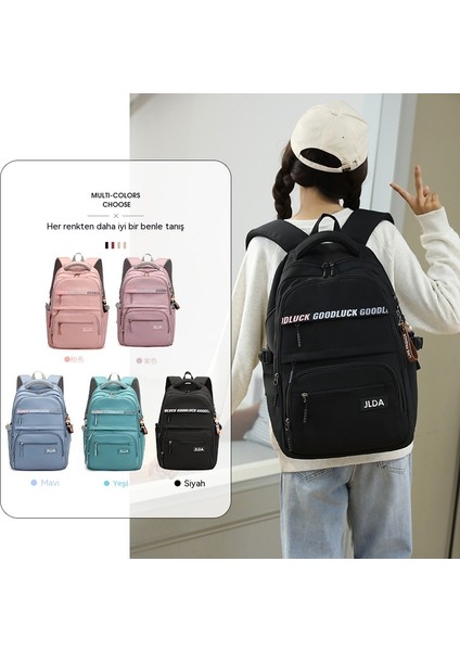 Minimalist Okul Çantası Kız Ortaokul Öğrencisi Büyük Kapasiteli Sırt Çantası Rahat Yeni Hafif Ortaokul Öğrencisi Kampüs Kız Sırt Çantası (Yurt Dışından) indirimleri
