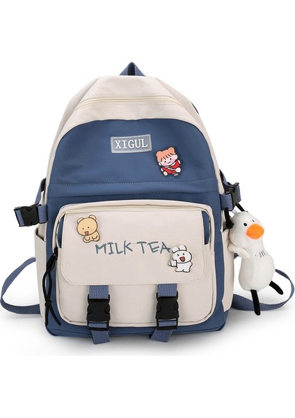 Ilkokul Okul Çantası Yeni Ikinci Ila Altıncı Sınıf Yük Azaltma Sırt Çantası Kadın Naylon Büyük Kapasiteli Sırt Çantası (Yurt Dışından)