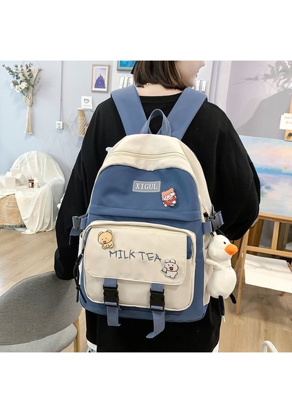 Ilkokul Okul Çantası Yeni Ikinci Ila Altıncı Sınıf Yük Azaltma Sırt Çantası Kadın Naylon Büyük Kapasiteli Sırt Çantası (Yurt Dışından) modelleri