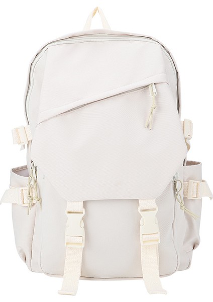 S Okul Çantası Kadın Retro Renk Sırt Çantası Ortaokul Lise Öğrencisi Sırt Çantası Büyük Kapasiteli Sırt Çantası (Yurt Dışından)