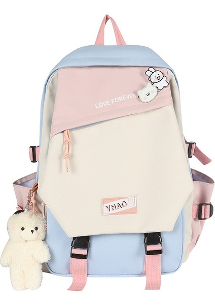 Japon Oxford Kumaş Sırt Çantası Kadın Retro Hong Kong Tarzı Büyük Kapasiteli Okul Çantası Bayan Lise Üniversite Öğrencisi Iş Tarzı Sırt Çantası Erkek (Yurt Dışından)