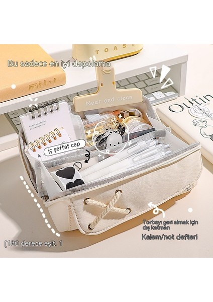 Yüksek Değerli Pamuklu Ip Prizma Kalem Çantaları Ins Japon Büyük Kapasiteli Basit Kalem Kutusu Ilkokul Kız Versiyonu Kırtasiye Kutusu (Yurt Dışından) modelleri
