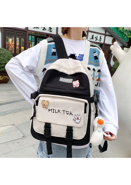 Ilkokul Okul Çantası Yeni Ikinci Ila Altıncı Sınıf Yük Azaltma Sırt Çantası Kadın Naylon Büyük Kapasiteli Sırt Çantası (Yurt Dışından) fiyatları