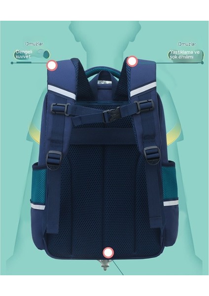 Ilköğretim Okul Çantası Çocuk Yeni Stil Erkek ve Kız Sıcak Satış Omurga Koruma Okul Çantası (Yurt Dışından) indirimleri
