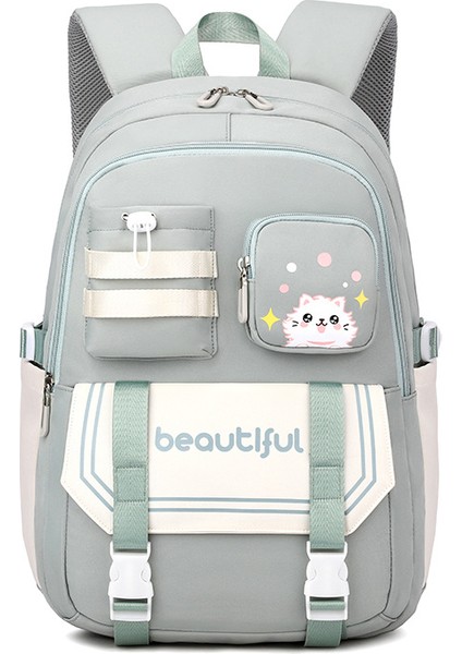 Kızlar Ortaokul Öğrencileri Okul Çantaları Yüksek Kaliteli Büyük Kapasiteli Sırt Çantası (Yurt Dışından)