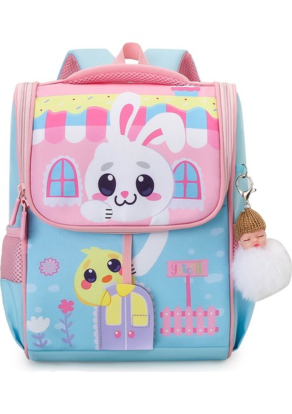 Büyük Sınıf Kız Anaokulu Okul Çantası 3-5 Yaşında Ultra Hafif Çocuk Çocuk Çocuk Karikatür Küçük Sınıf Küçük Okul Çantası Çocuk Kız (Yurt Dışından)