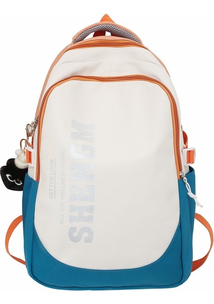 Dikişli Kadın Sırt Çantası Su Geçirmez Ultra Hafif Kolej Tarzı Ortaokul ve Lise Öğrenci Çantası (Yurt Dışından) indirimleri