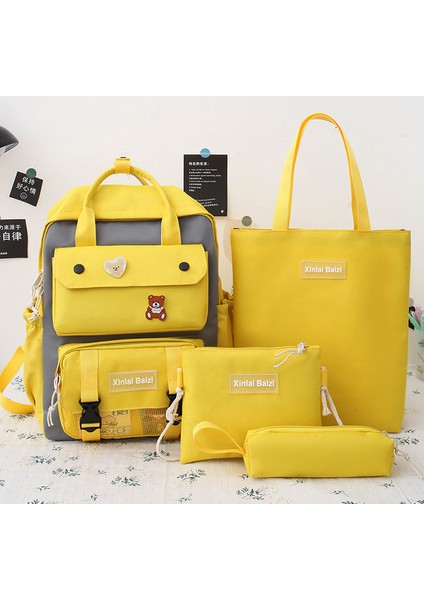 23 Yeni Tuval Dört Parçalı Sırt Çantası (Yurt Dışından) fiyatları