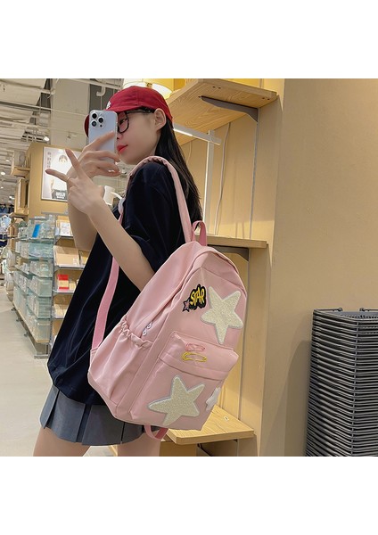 Kız Öğrenci Tatlı Ateşli Kız Kore Versiyonu Sevimli Ortaokul Küçük Taze Büyük Kapasiteli Mori Sırt Çantası Kız Sırt Çantası (Yurt Dışından) indirimleri