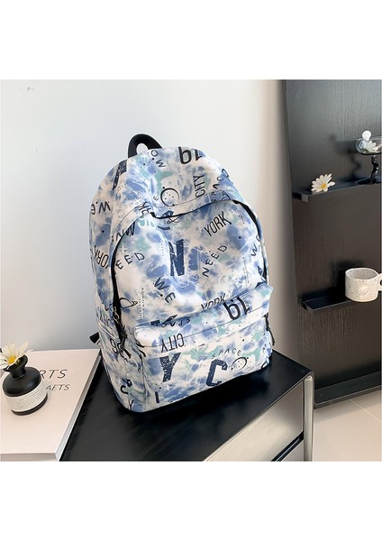 Graffiti Tarzı Rahat Sırt Çantası Eğitim Çantası Kadın Sırt Çantası Erkek Öğrenci Çantası Su Itici (Yurt Dışından) fırsatları