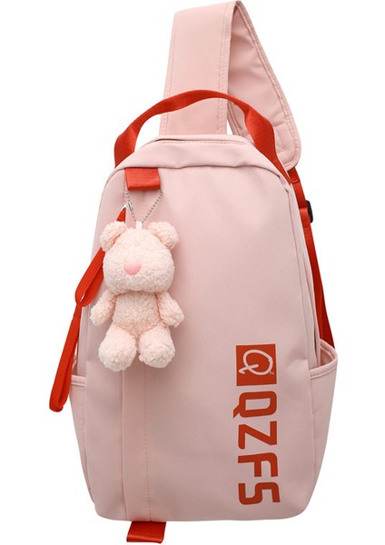 Modaya Uygun Üniversite Öğrencisi Çapraz Omuz Çantası Kadın Yeni Naylon Su Geçirmez Eğitim Moda El Çantası Kadın Kore Versiyonu (Yurt Dışından)