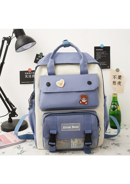 23 Yeni Tuval Dört Parçalı Sırt Çantası (Yurt Dışından) modelleri