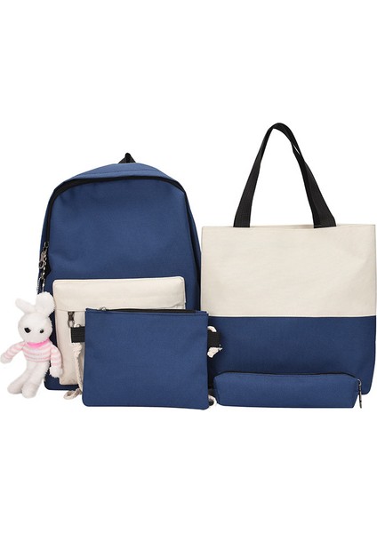 Sırt Çantası Erkek Yeni Okul Çantası Dört Parçalı Okul Çantası (Yurt Dışından) fiyatları