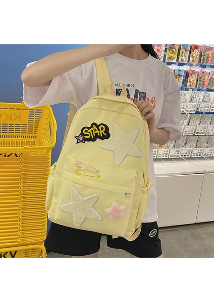 Kız Öğrenci Tatlı Ateşli Kız Kore Versiyonu Sevimli Ortaokul Küçük Taze Büyük Kapasiteli Mori Sırt Çantası Kız Sırt Çantası (Yurt Dışından) modelleri