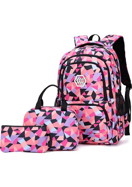 Çocuk Okul Çantaları, Ilkokul Kızları, Ortaokul Öğrencileri Için Naylon Kamuflaj Sırt Çantaları, Hafif Sırt Çantaları (Yurt Dışından)