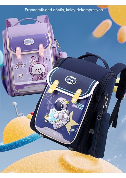 Yeni Sert Kabuk 3D Karikatür Astronot Çocuk Okul Çantası (Yurt Dışından) fiyatları