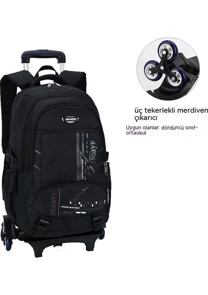 Kız ve Erkek Çocuklar Için Üç Tekerlekli Tekerlekli Çocuk Okul Çantaları, Ilkokul Çantaları, 3-6. Sınıflar Için Ortaokul Okul Çantaları (Yurt Dışından) indirimleri