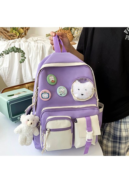 Ilkokul Okul Çantası Dört Parçalı Yeni Gelgit Serin Sırt Çantası Üç Ila Beş Altı Sınıf Büyük Kapasiteli Sırt Çantası (Yurt Dışından) modelleri